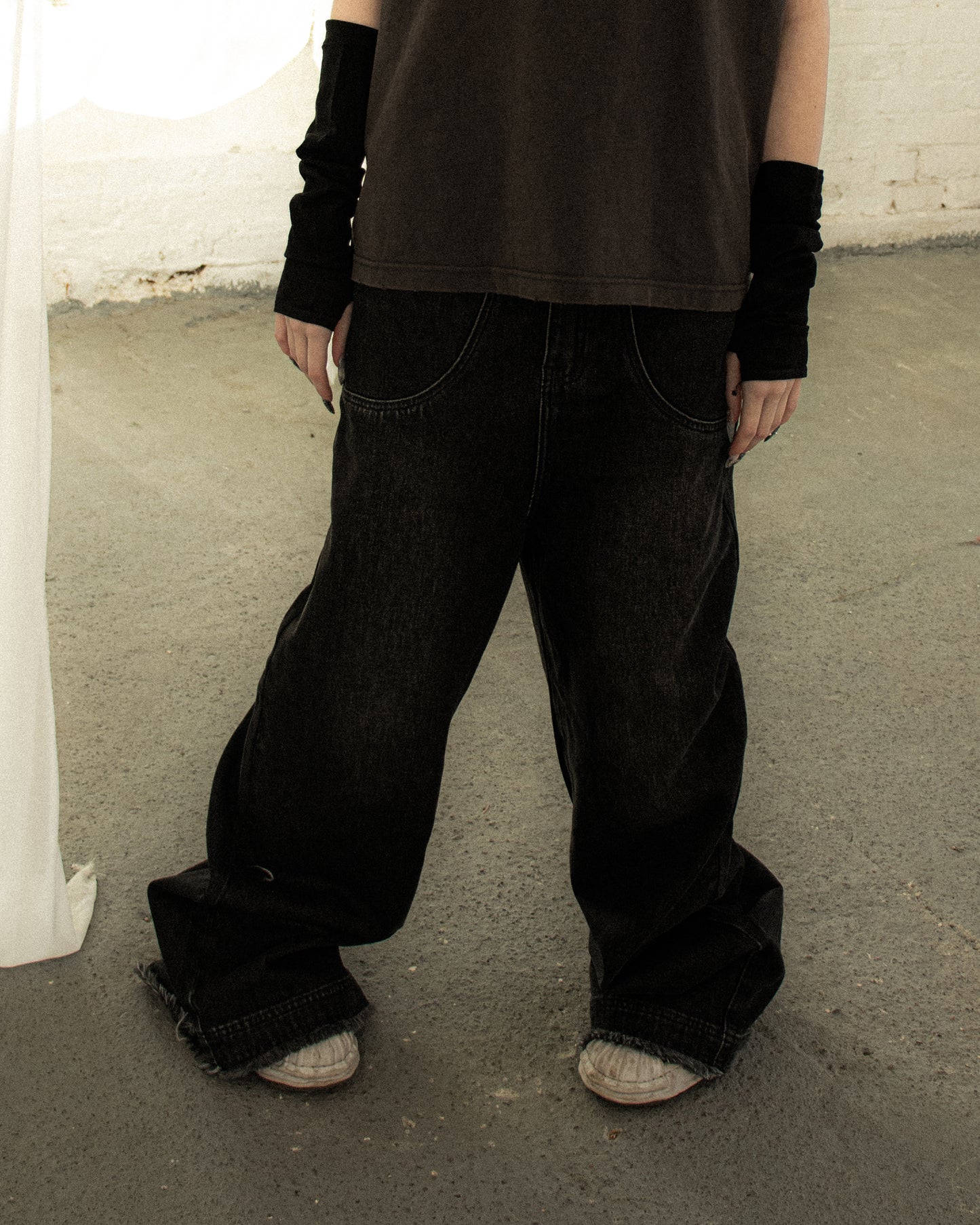 Somnium binary grey washed denim