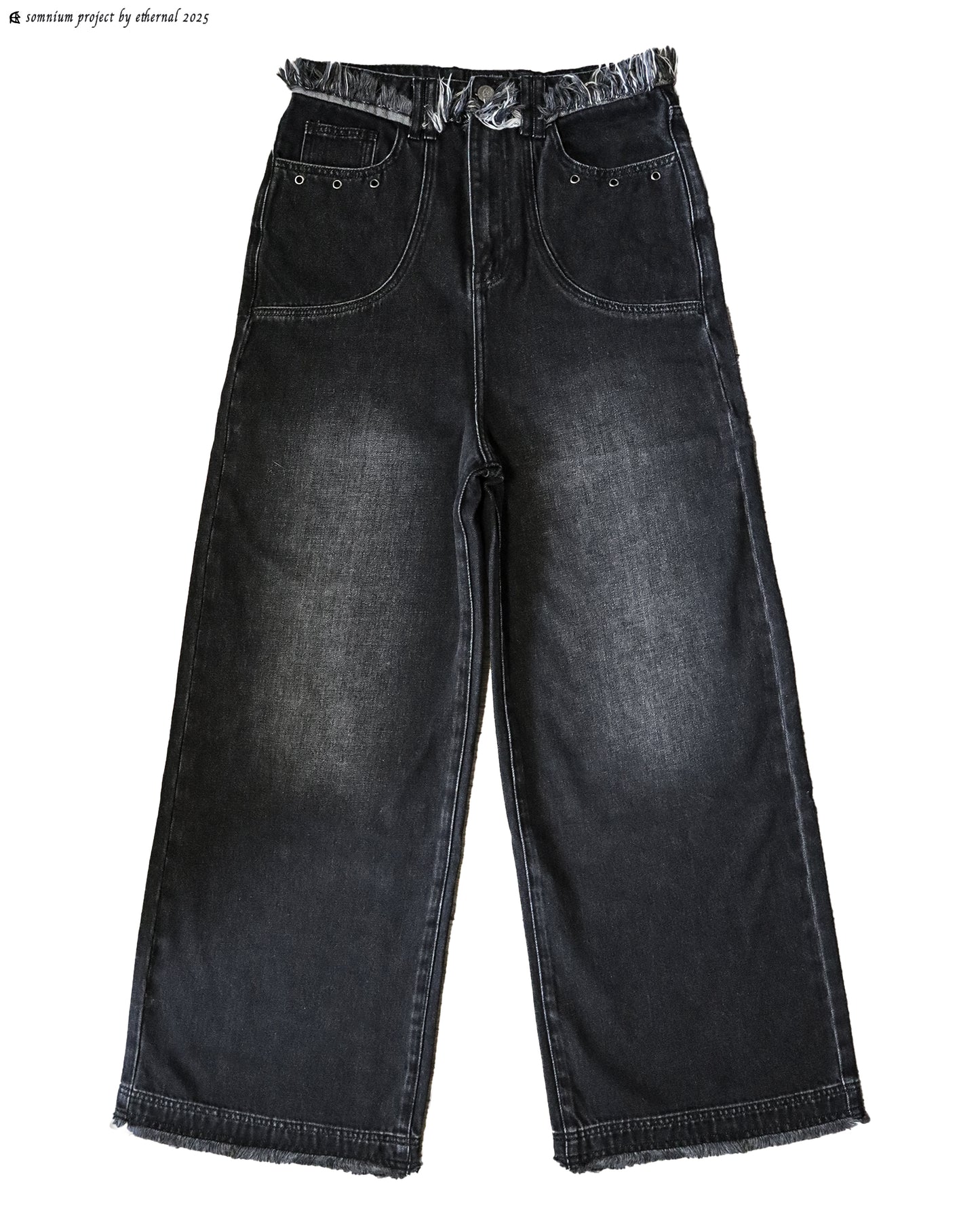 Somnium binary grey washed denim