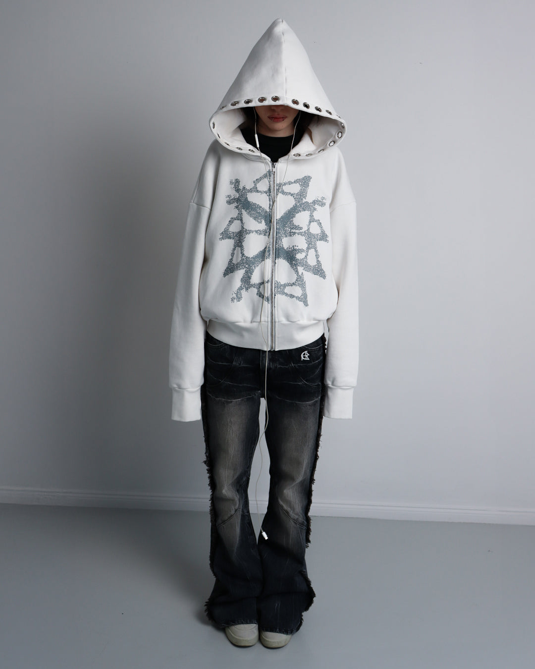 FRACTURED ZIP HOODIE