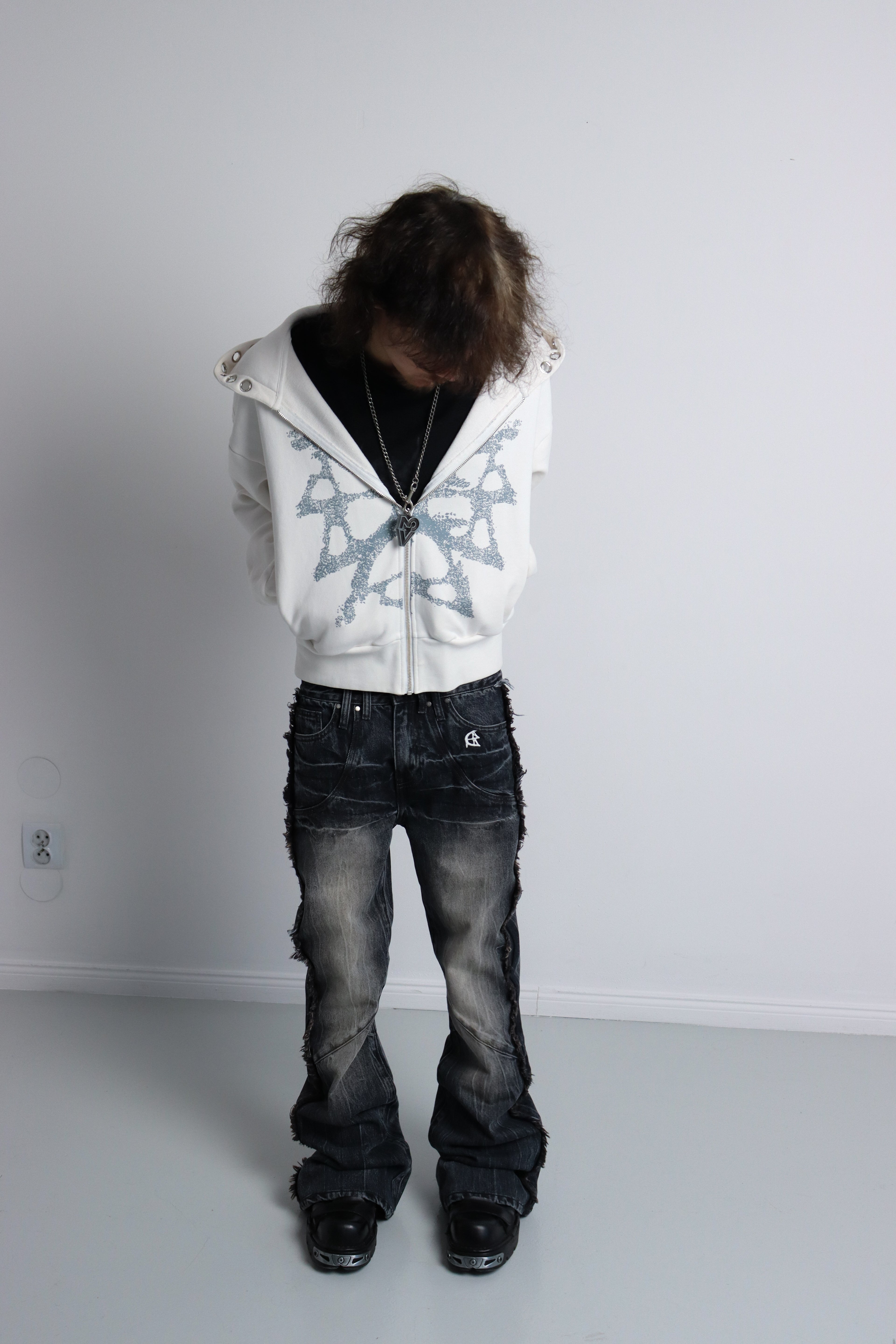 FRACTURED ZIP HOODIE