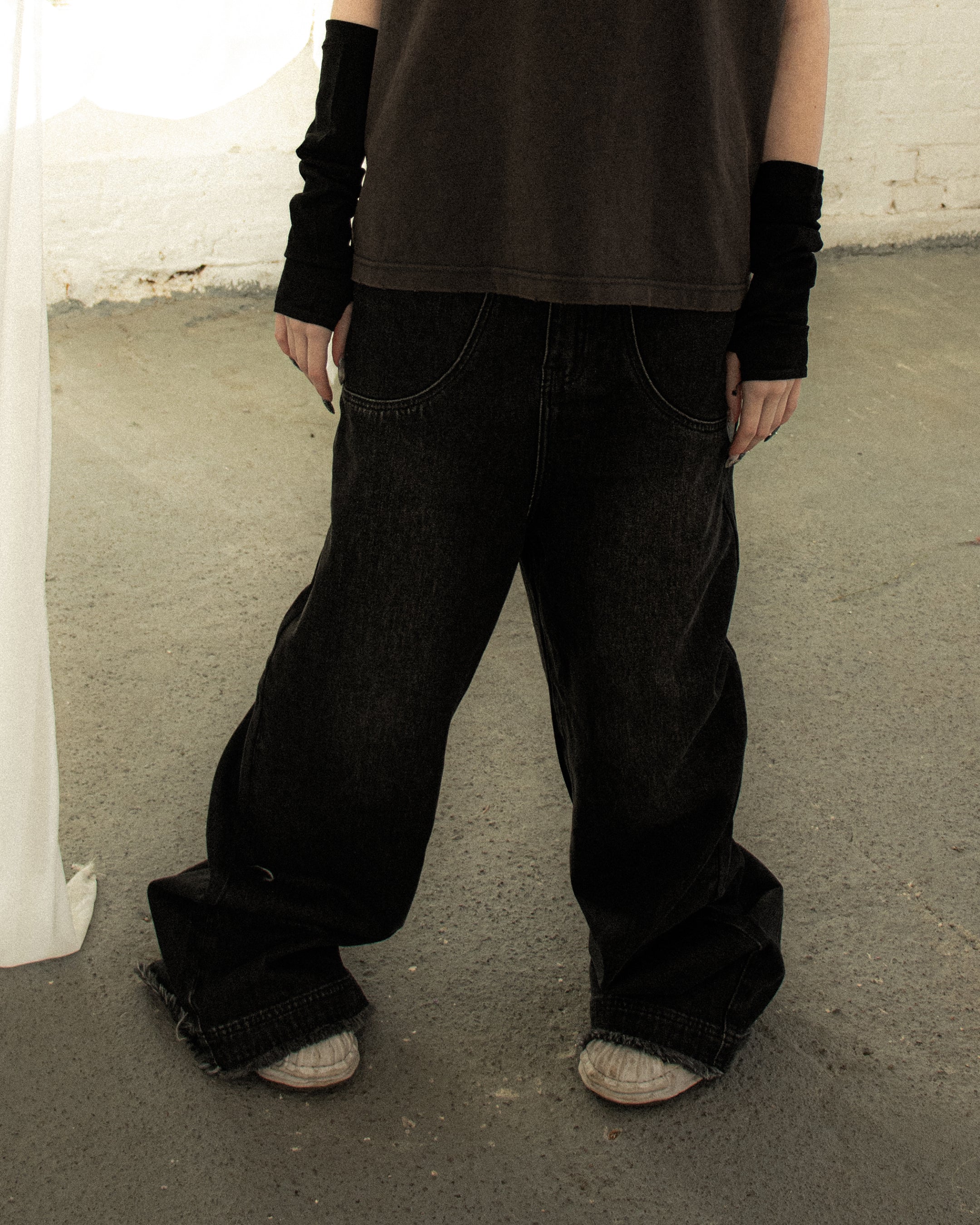 Somnium binary grey washed denim
