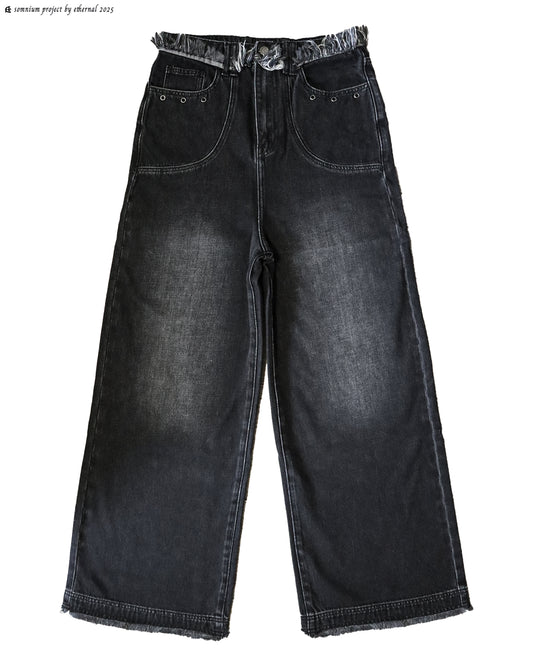 Somnium binary grey washed denim
