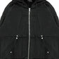 Somnium black zip hoodie