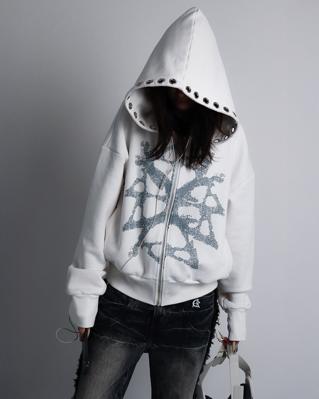 FRACTURED ZIP HOODIE